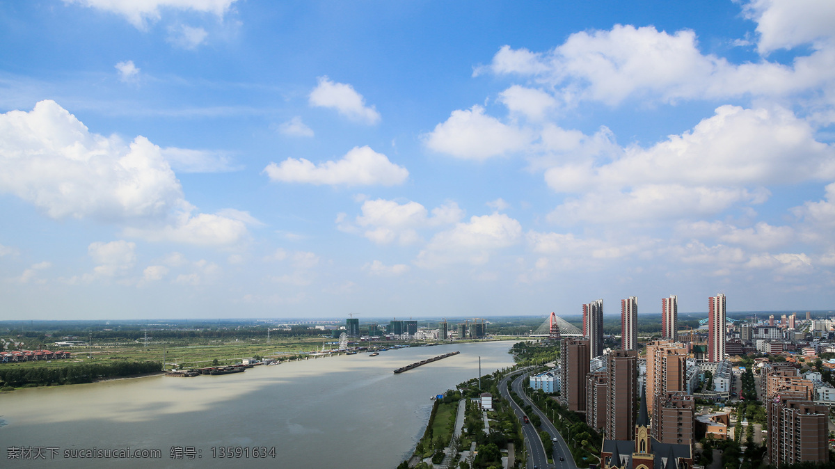 泗阳城市风光 泗阳 城市 风光 京杭大运河 建筑 蓝天 白云 运河风光带 城市摄影 自然景观 山水风景