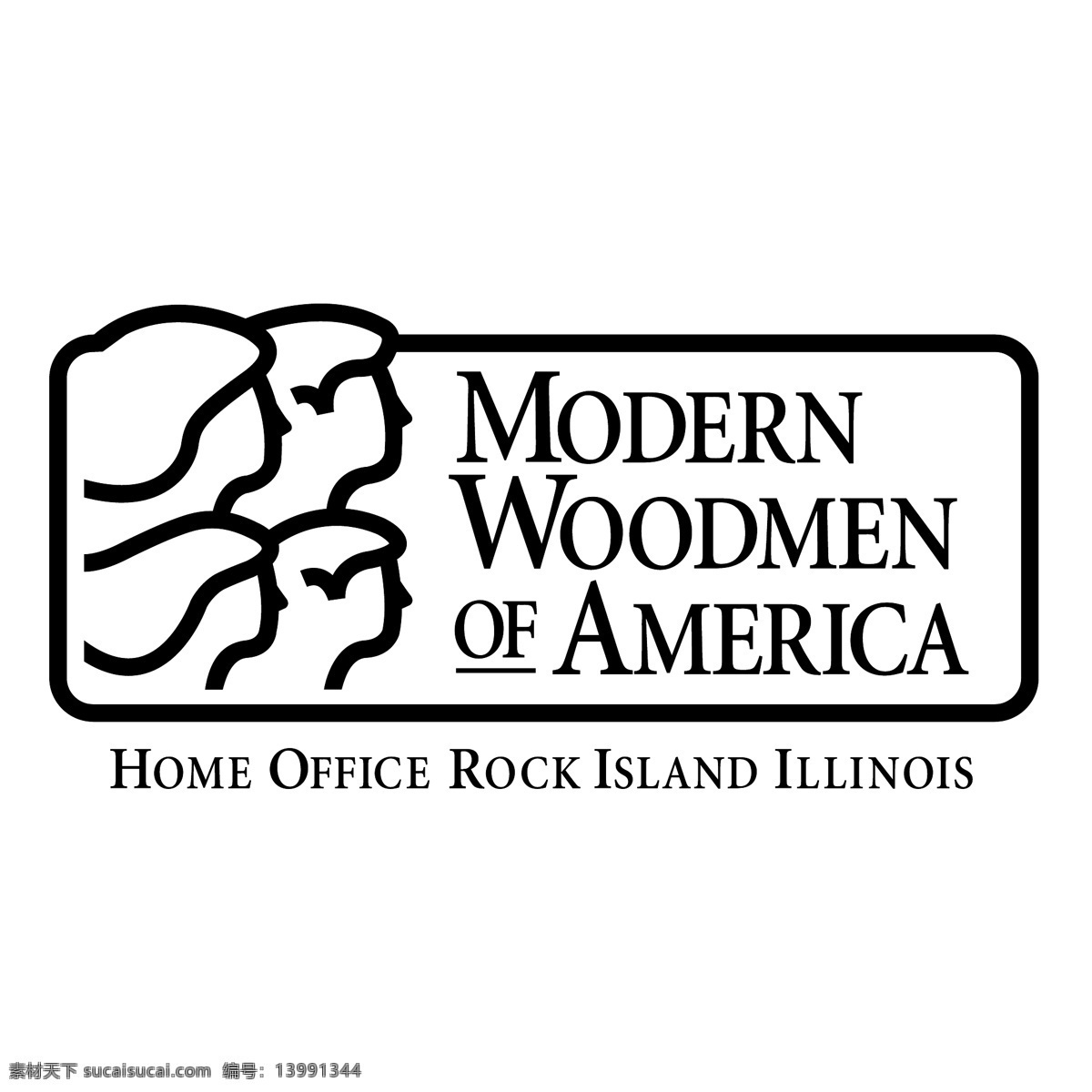 美国 现代 woodmen 矢量标志下载 免费矢量标识 商标 品牌标识 标识 矢量 免费 品牌 公司 白色