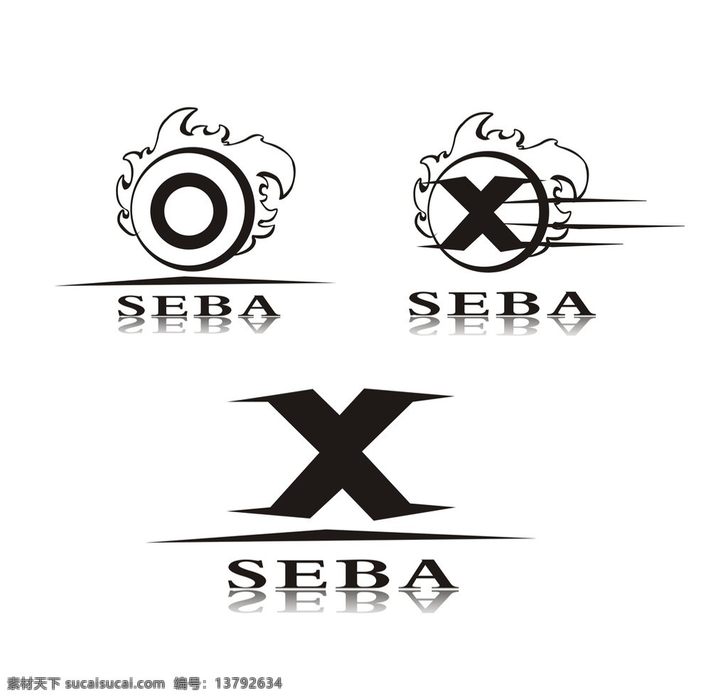 国外 街区 轮滑 logo seab 圣 巴 极限运动 高端 轮滑logo logo设计