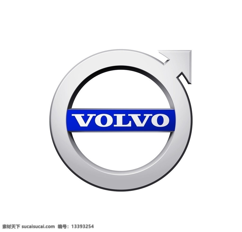 2015 沃尔沃 新 logo 汽车 铁标 logo设计
