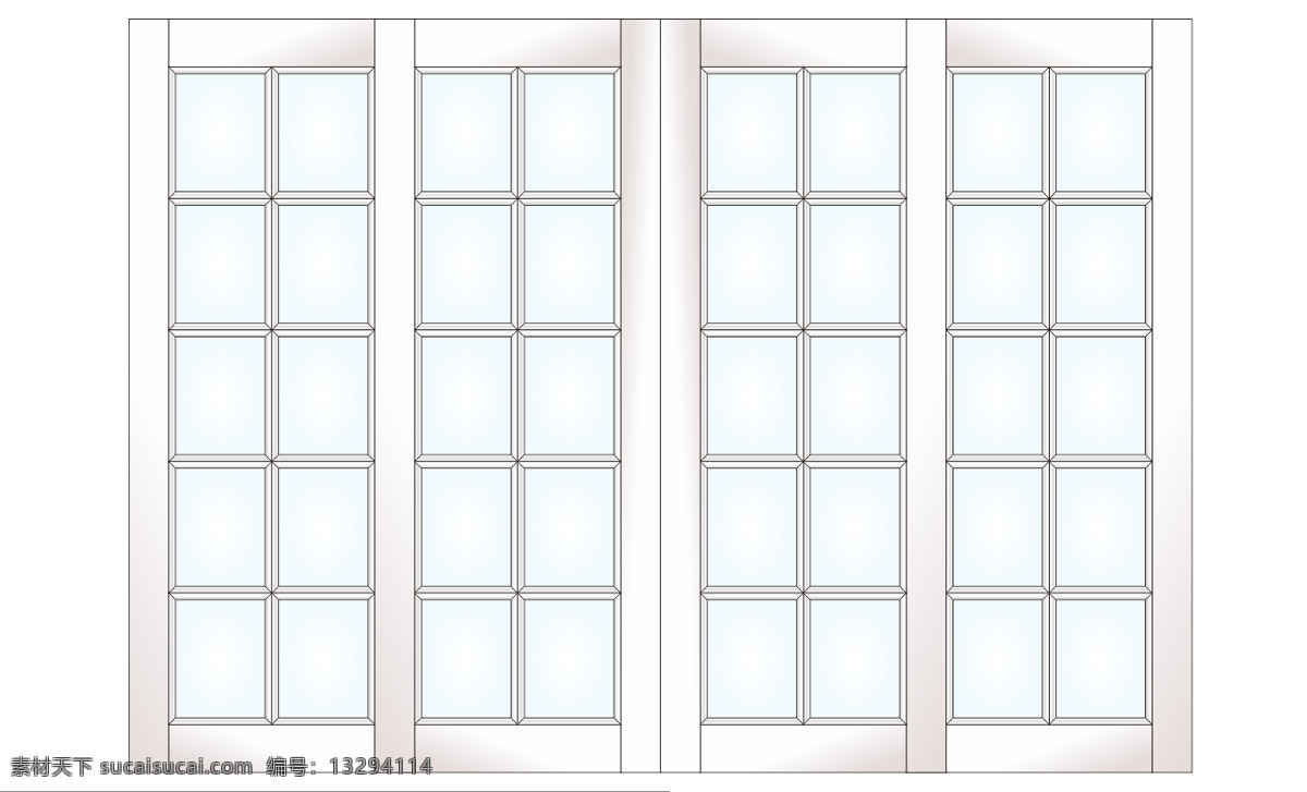 欧式 简约 铝合金 白 漆 红木 推拉门 移门 白漆 玻璃门 coreldraw