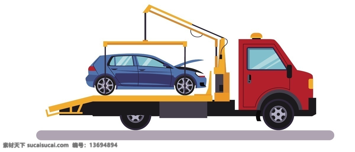 矢量 拉车 卡通 交通工具 交通 工具 车 扁平 立面 铲车 交 侧面 机动