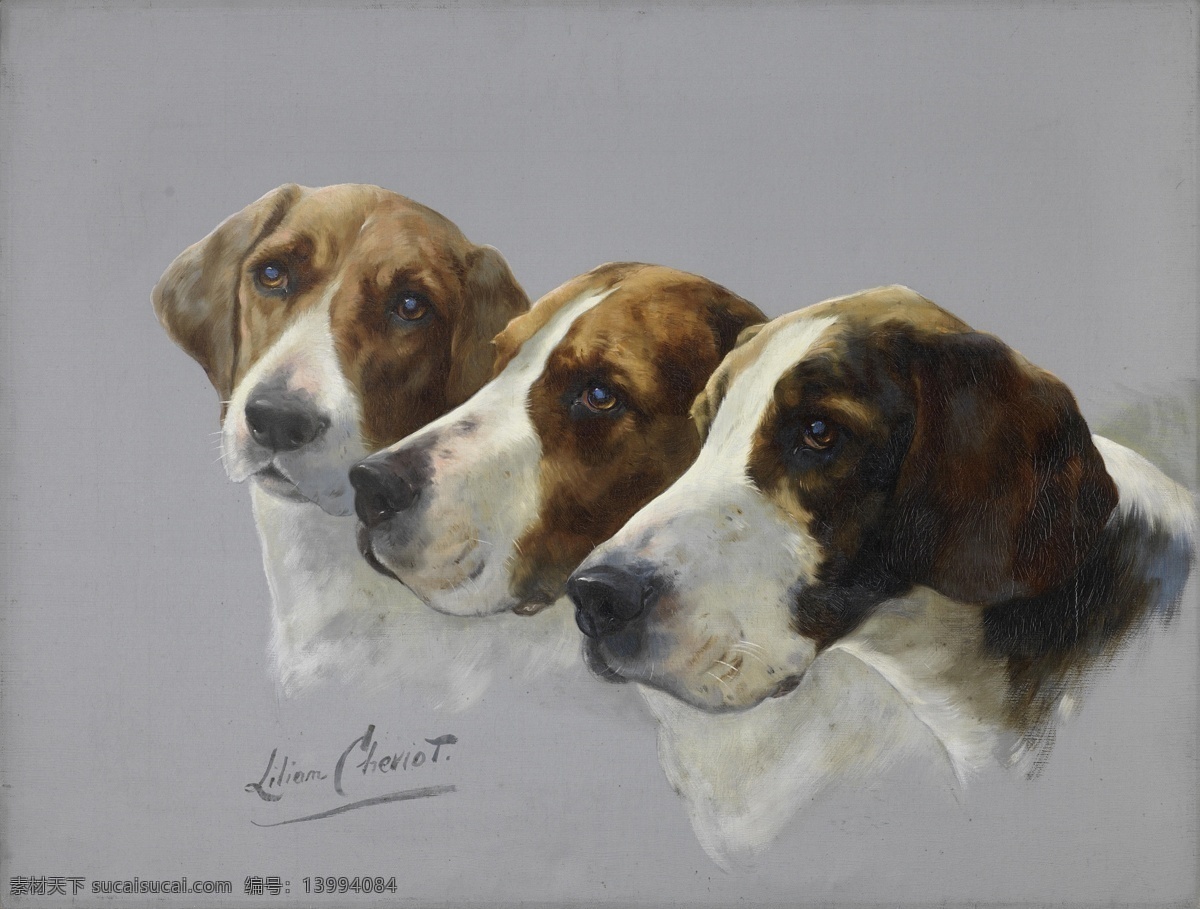 欧式油画 宫廷 装饰画 海报 无框画 复古 抽象 犬类 狗狗 萌宠 油画 文化艺术 绘画书法