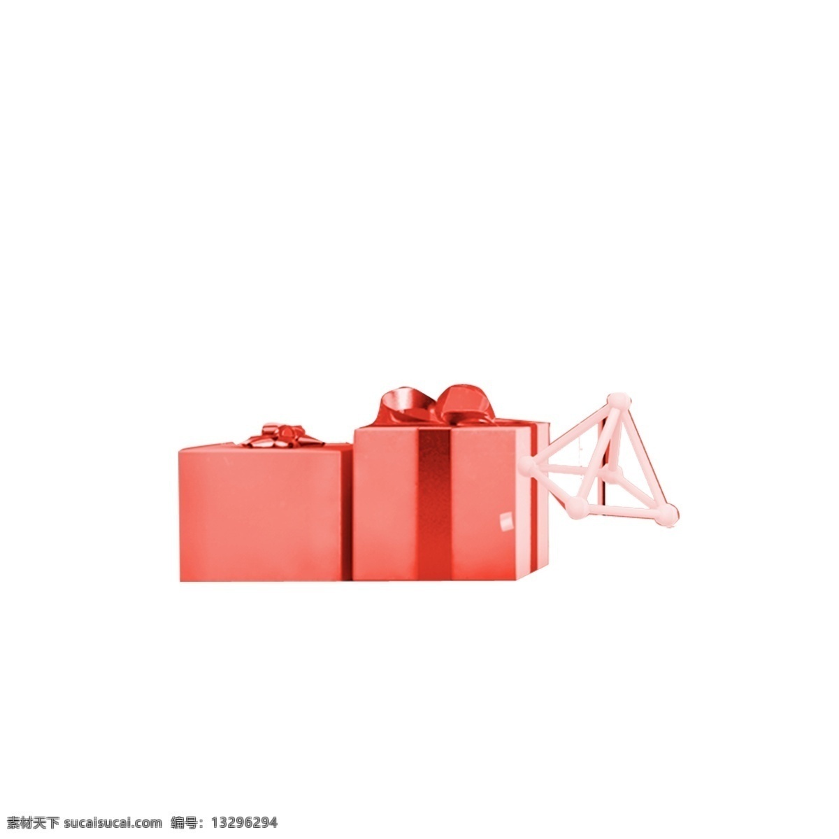 红色 礼品盒 免 抠 图 礼物包装盒 卡通图案 卡通插画 红色插画 二个礼品盒 红色的礼品盒 免抠图