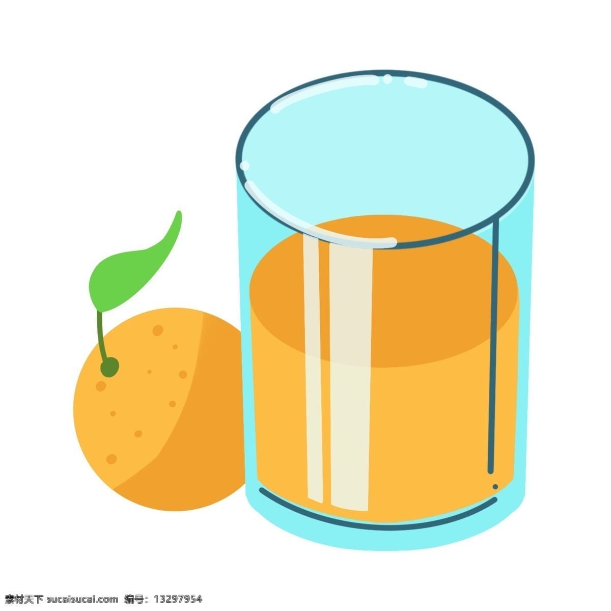 夏季饮品橙汁 果汁饮料 橙汁 夏季饮品