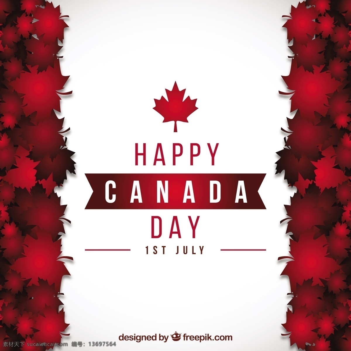 写实 加拿大 国庆日 背景 写实的 加拿大国庆日