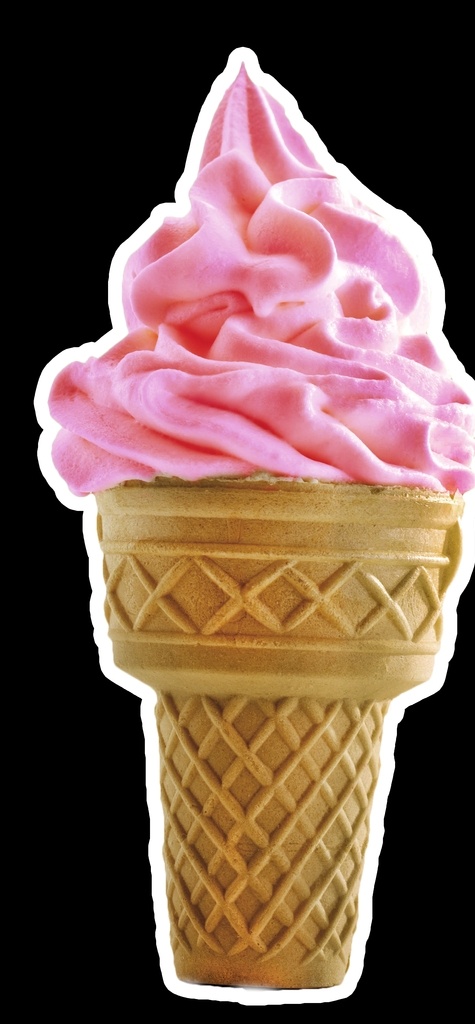 甜筒 冰淇淋 甜筒冰淇淋 草莓味 草莓甜筒 饮品 夏日 冰爽 热饮 冷饮 饮料 餐饮美食