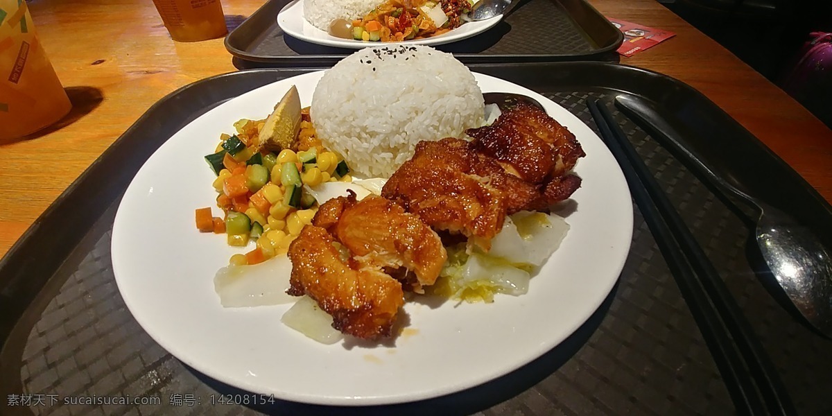 鸡排饭 鸡排 米饭 美食 盖浇 快餐 餐饮美食 传统美食