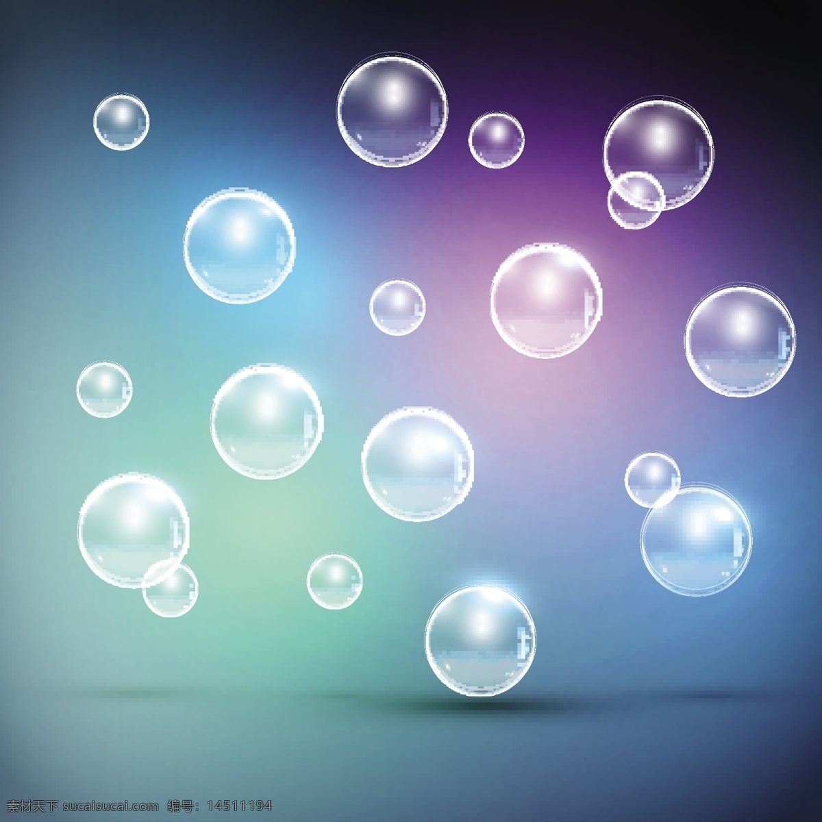 矢量 光晕 华丽 泡泡 背景 气泡 矢量素材 矢量图 其他矢量图