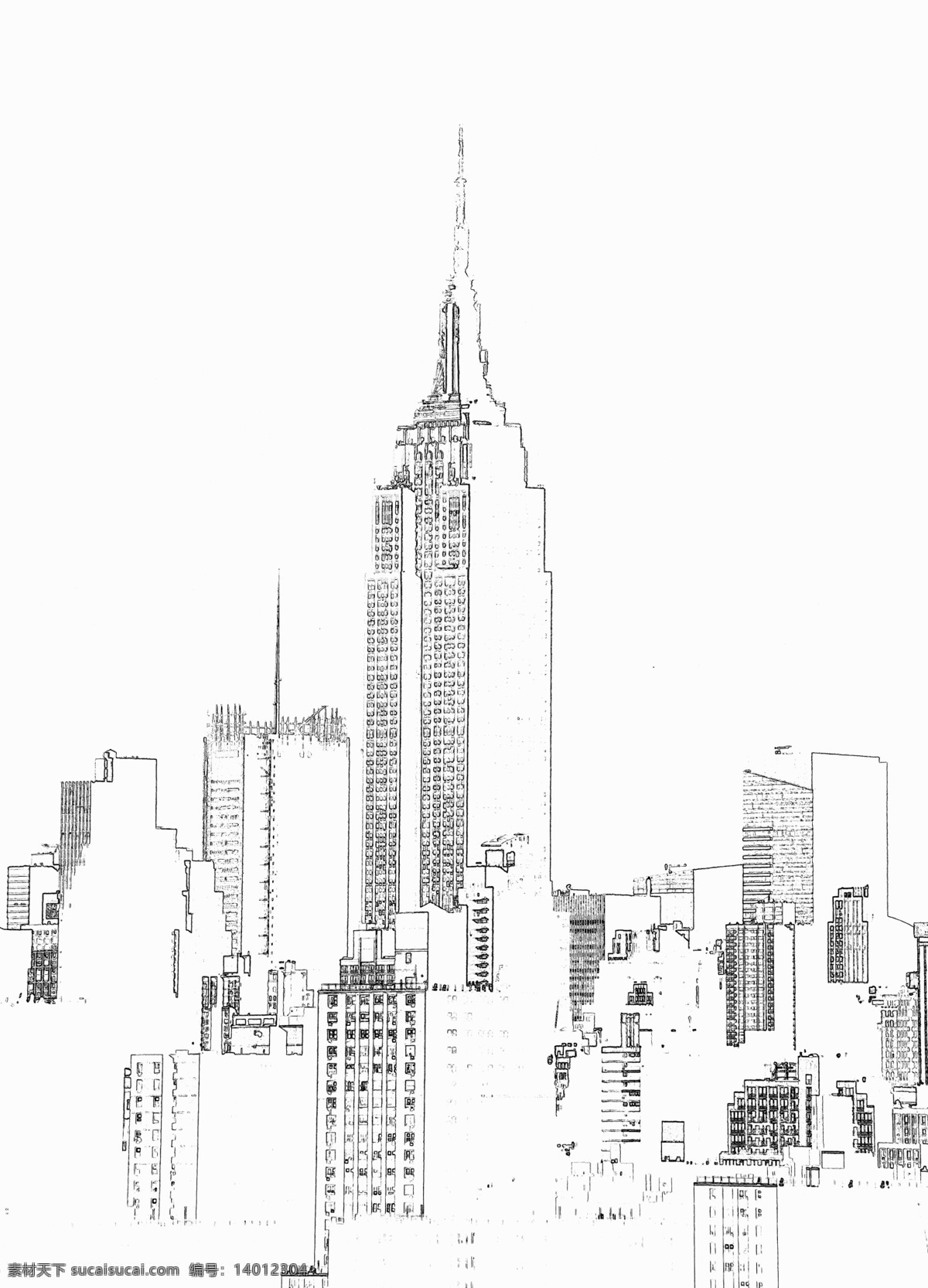 插画 城市 城市插画 高楼 建筑 金融 商务金融 商业插画 设计素材 模板下载 插画集