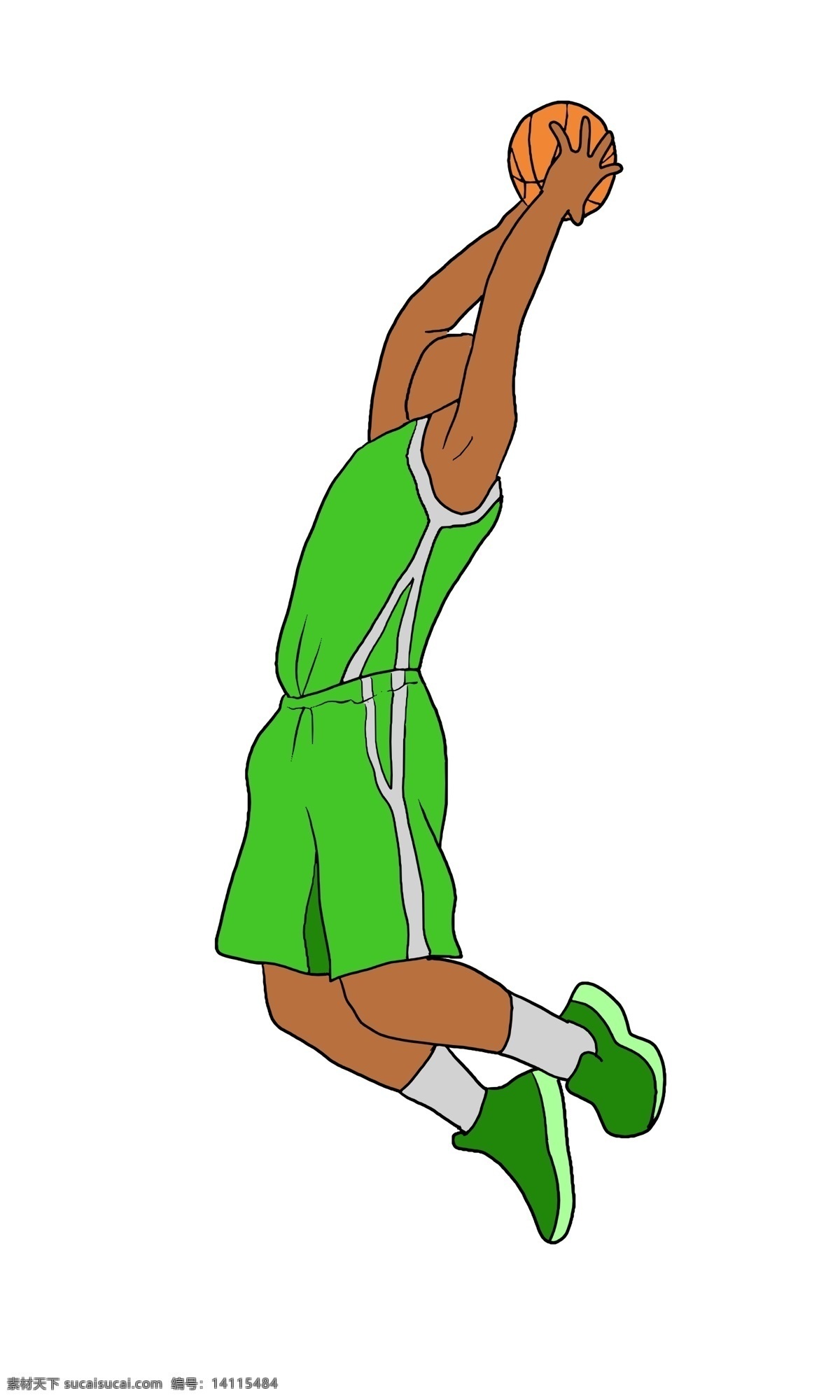篮球 运动 投球 插画 投球的男孩 健身插画 云朵插画 篮球插画 中国篮球 卡通插画 跳跃的男孩