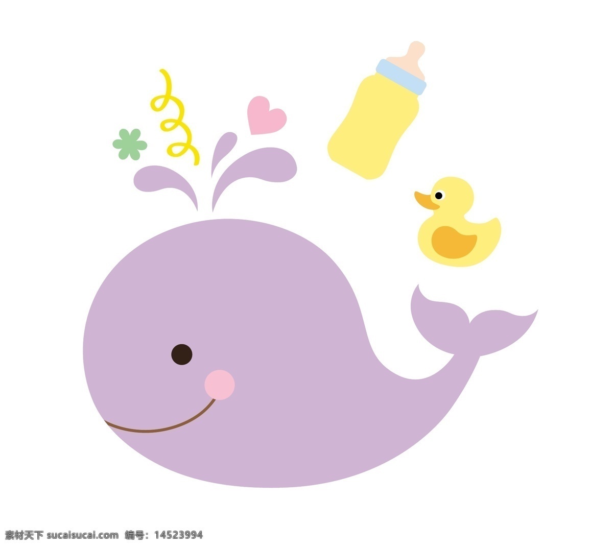 卡通鲸鱼EPS素材图片下载-素材编号14523994-素材天下图库