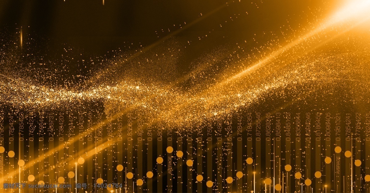 金色 粒子 科技 背景 数据的起伏 创意 数字 数据 科技感 现代 互联网 网络 线条背景 背景简约 金色背景