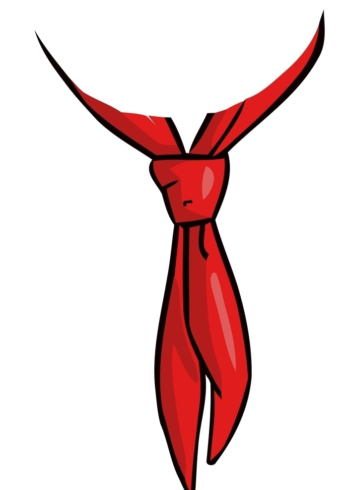 红领巾素材 红领巾分层图 红领巾广告 学生红领巾 标志图标 公共标识标志