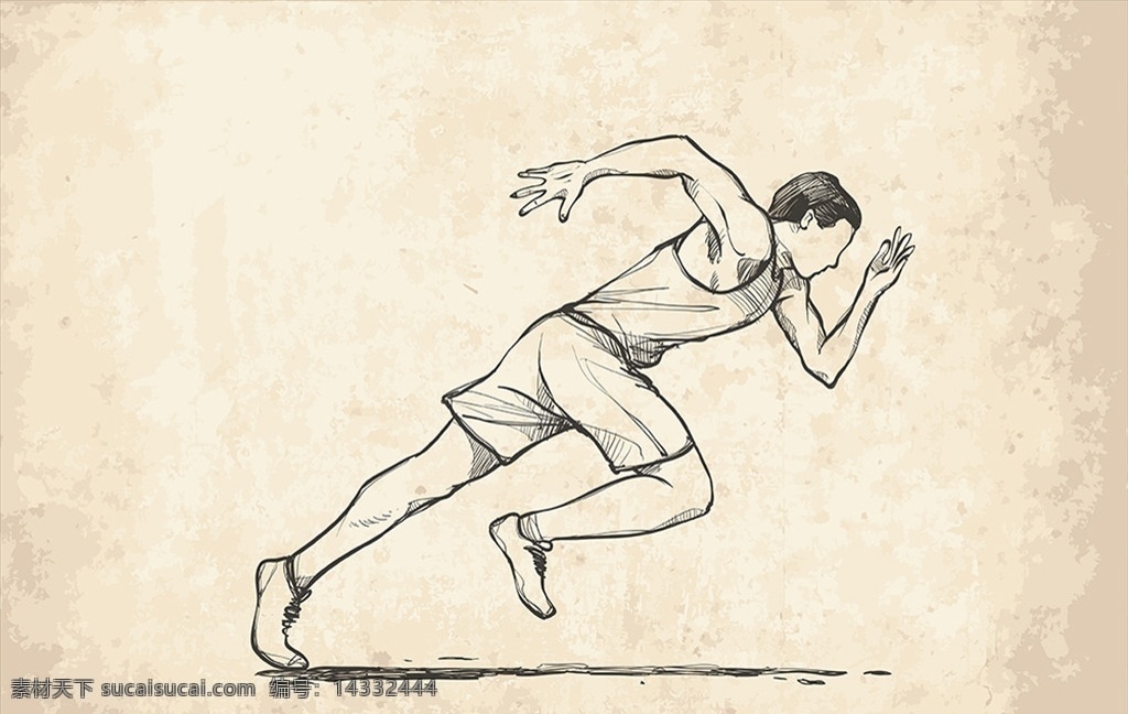 跑步手绘 矢量图 图像 手绘 卡通 人物 漫画 冲刺 运动 奔跑 跑步 动漫动画 动漫人物 线条图 插画 素描 雕刻 水彩画 跑步的人 运动元素