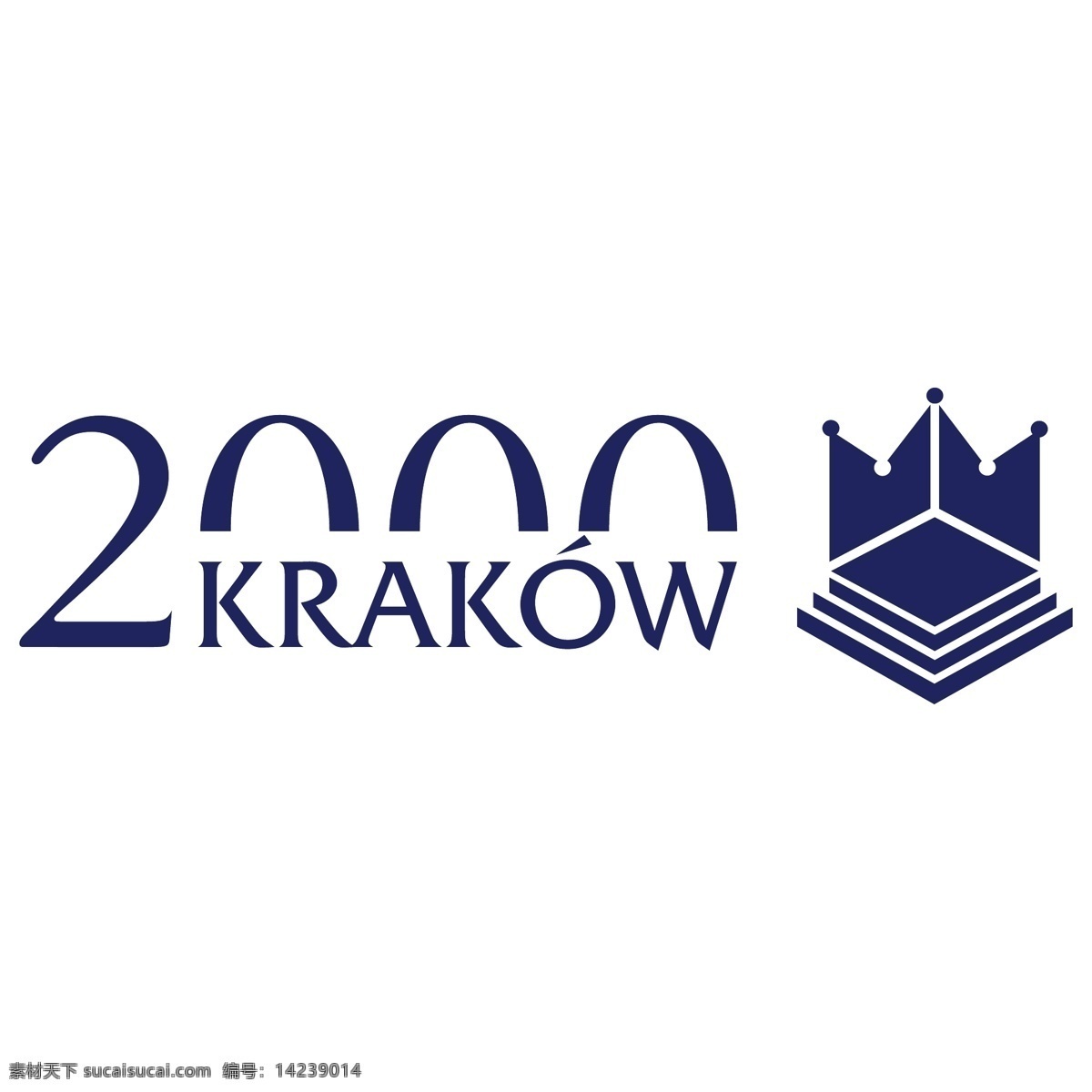 自由 克拉科夫 2000 标志 标识 白色