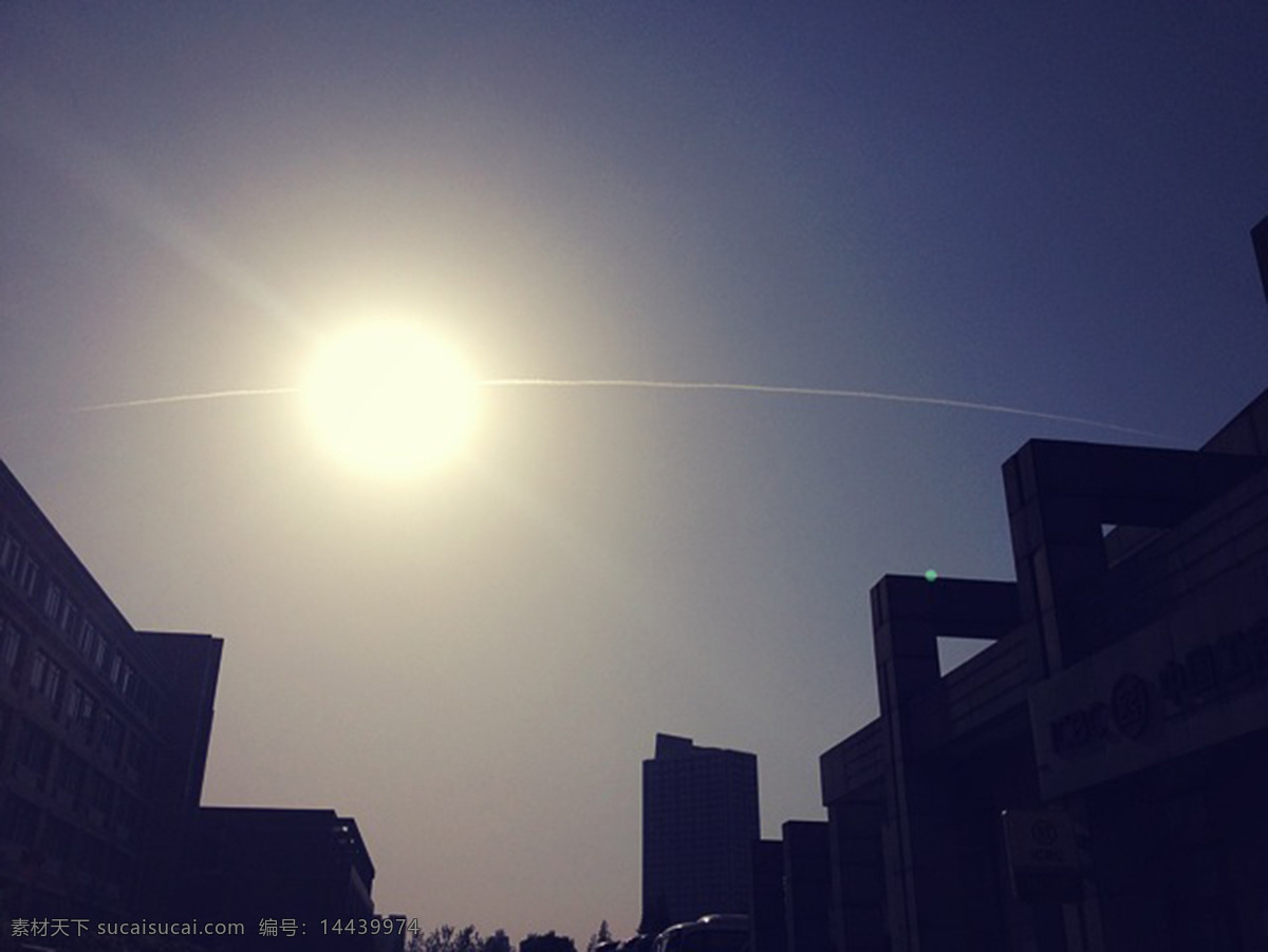 逆光 房子 光线 朦胧 太阳 背景图片