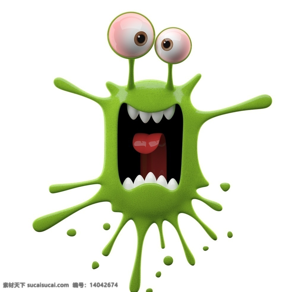 卡通病毒 病毒 细菌 怪兽 恶魔 怪物 魔鬼 死神 密集恐惧症 眼睛 logo 标志 生活百科 生活素材