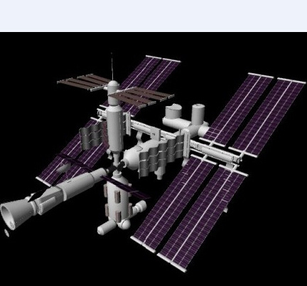 空间站 模型 3d模型 3d素材 空间站模型 3d模型素材 其他3d模型