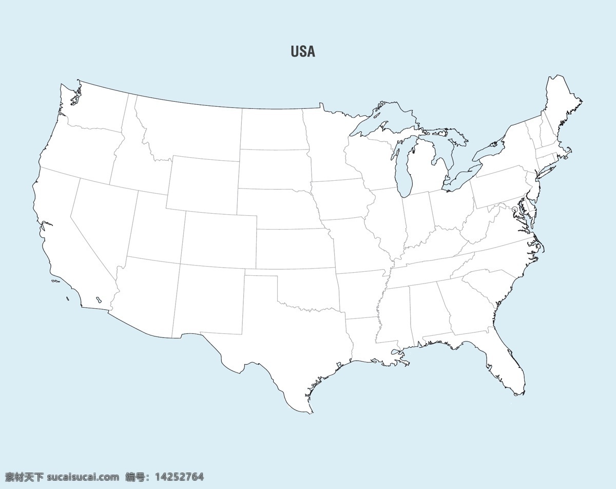 美国 地图 矢量 世界 状态 联合的 美国地图矢量 矢量图 其他矢量图
