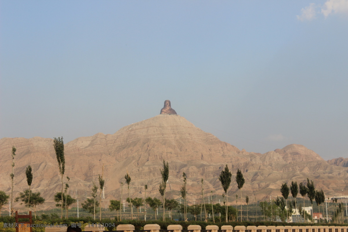 甘德尔山 乌海市 成吉思汗 山 雕像 生态旅游区 摄影作品 旅游摄影 国内旅游
