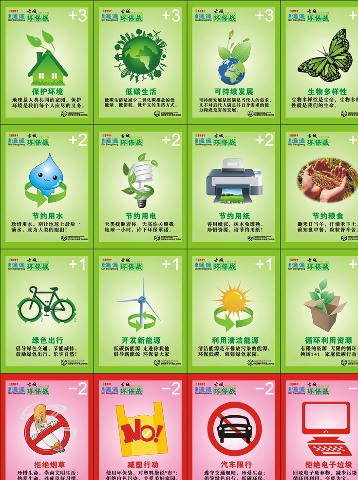 低 碳 环保 生活 卡片 低碳 绿色 卡通 水电 蝴蝶 自行车 风力机 阳光 陕西 青年 环境 互助 网络 名片卡片