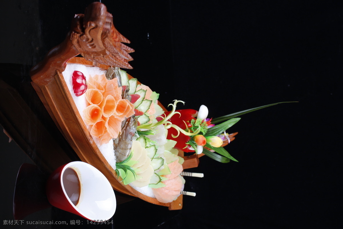 刺身花样组合 刺身 三文鱼 凉菜 西餐美食 餐饮美食