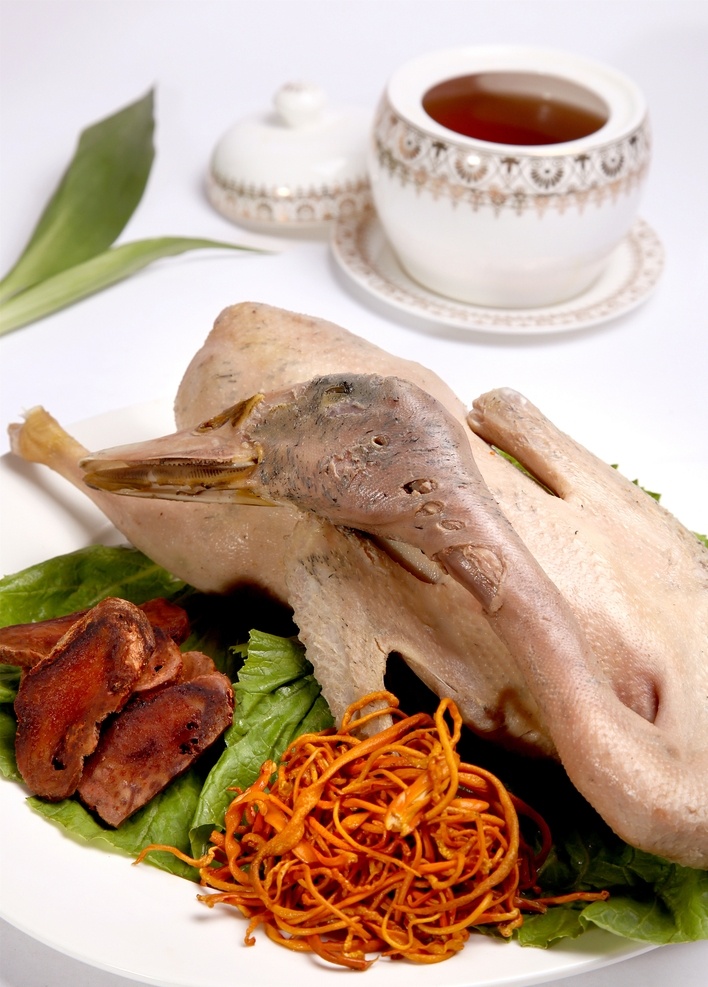 锁阳煨老鸭 美食 传统美食 餐饮美食 高清菜谱用图