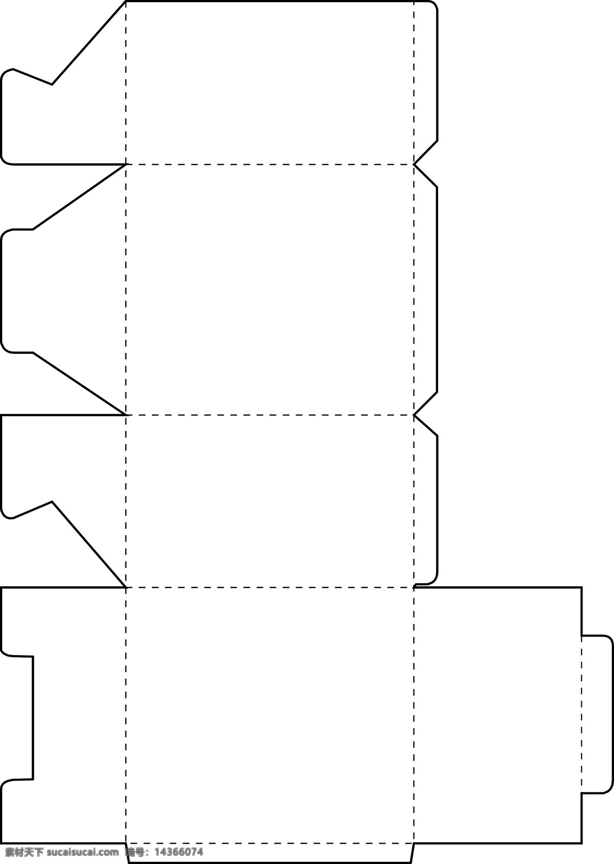 包装盒 展开 矢量图 盒子 外包装 矢量 纸盒 折叠 图