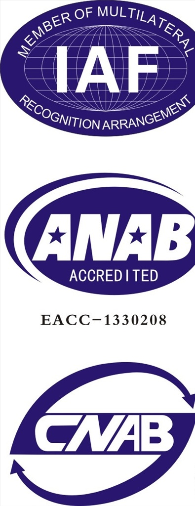 iaf cnab anab iaf认证 cnab认证 anab认证 标志 标志图标 其他图标