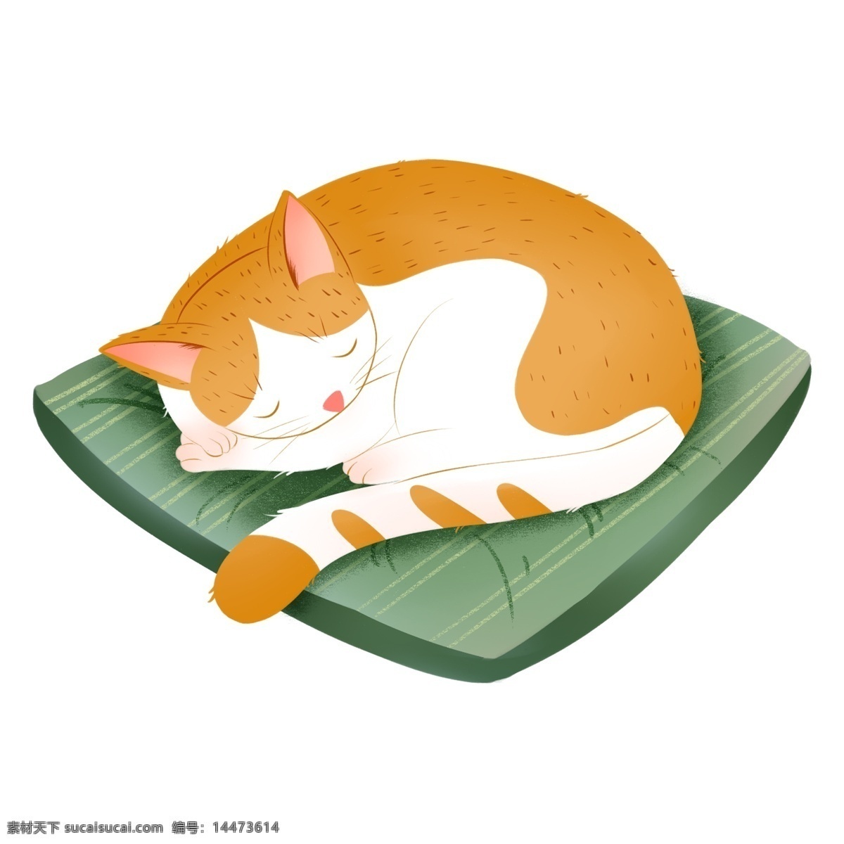 可爱 睡着 小 猫咪 免 抠 动物 装饰图案 宠物 小猫 免抠素材 猫猫