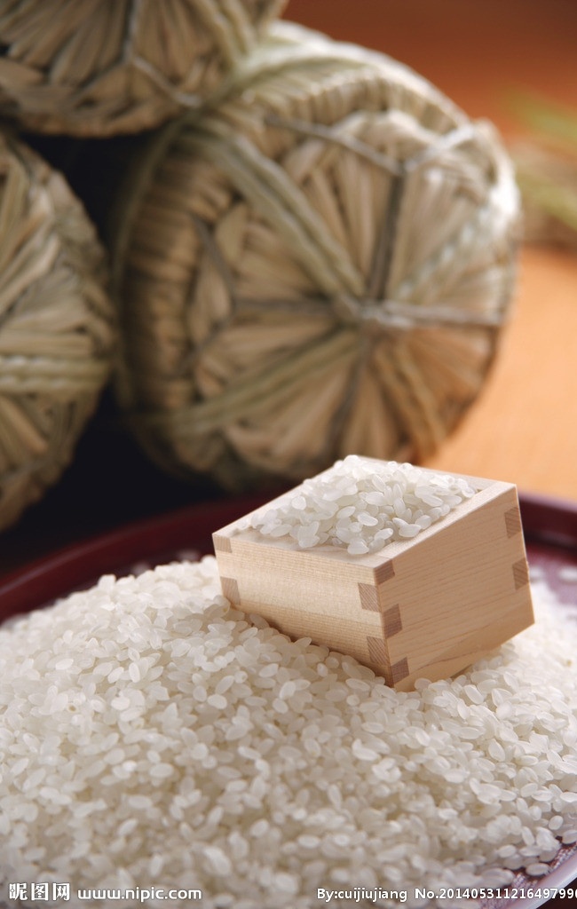 大米 粳米 粮食 稻谷 谷物 五谷杂粮 糯米 食物原料 餐饮美食