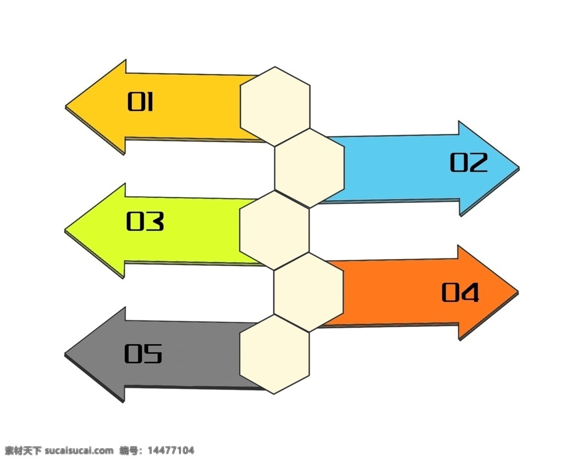 箭头 目录 彩色 分类 分析