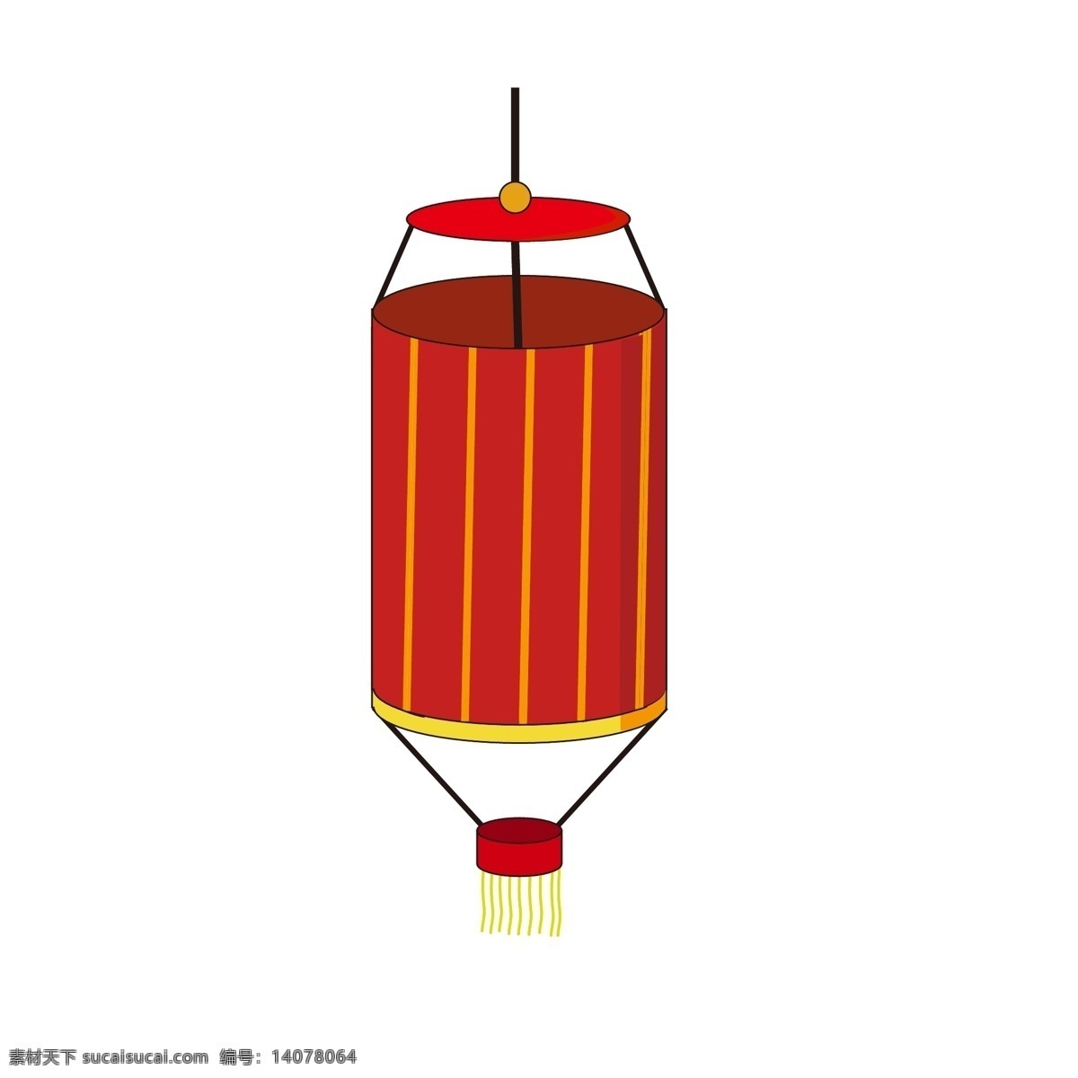 灯笼 中秋节 花灯 矢量 商用 元素 中秋节花灯 可商用元素 红色