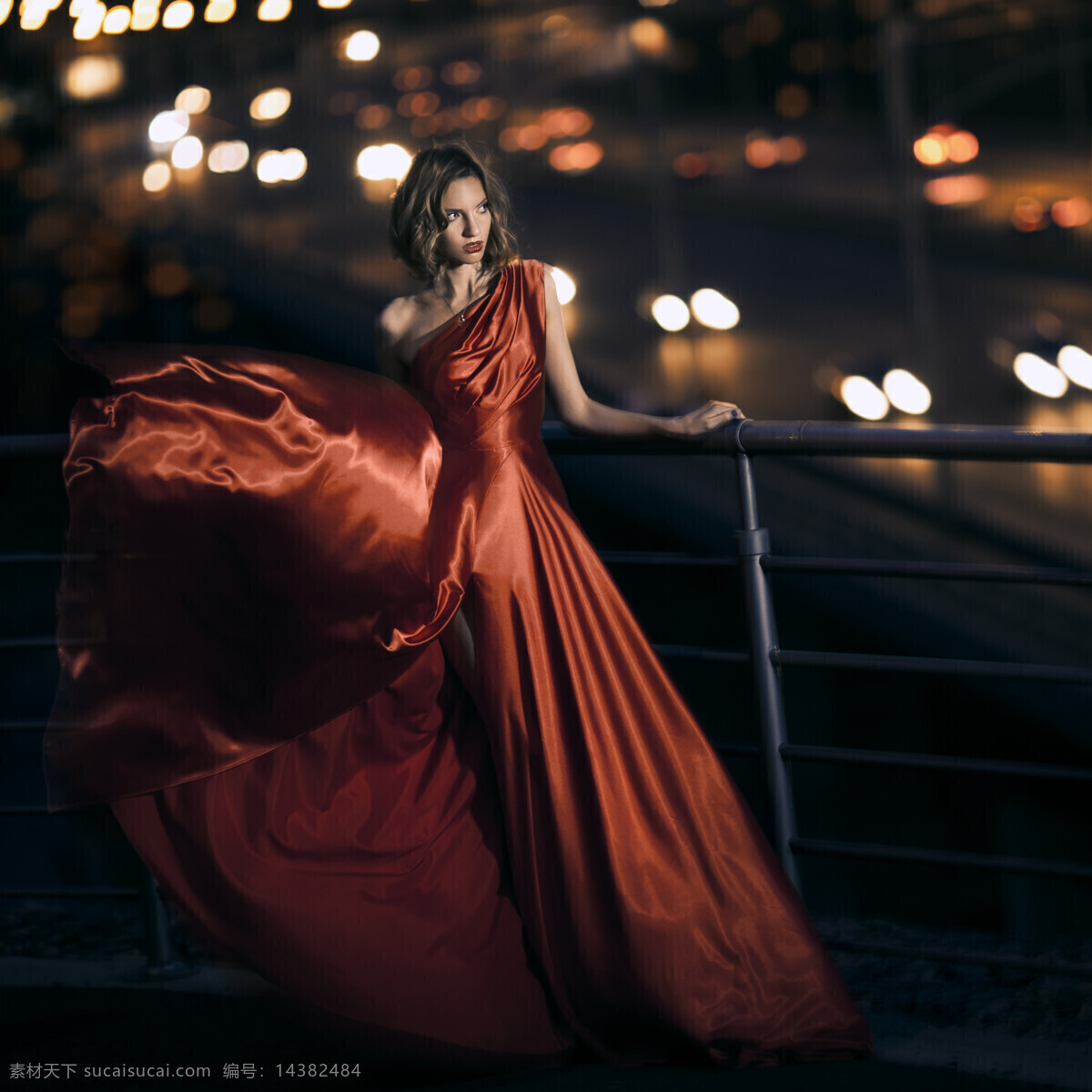 红色 礼服 美女模特 时装模特 服装模特 时尚美女 性感美女 美女写真 外国美女 外国女性 美女图片 人物图片