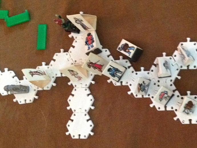 联锁 六边形 瓷砖 3d打印模型 游戏玩具模型 卡拉拉 即时战略