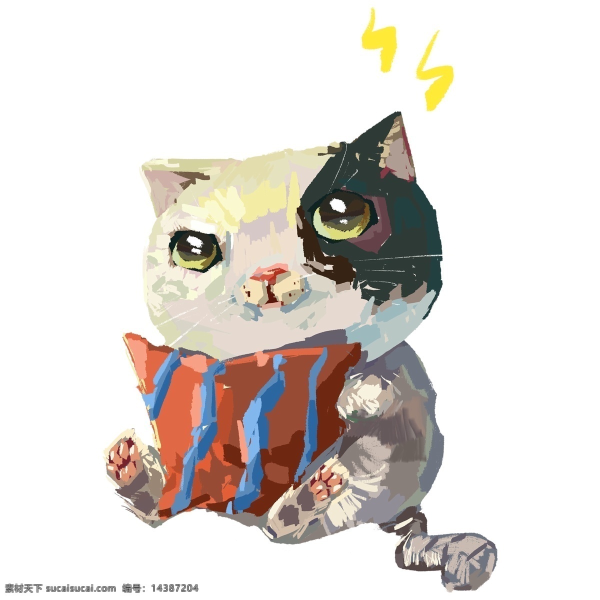 可爱 卖 萌 猫咪 透明 动物 装饰图案 宠物 免抠素材 猫猫 玩耍