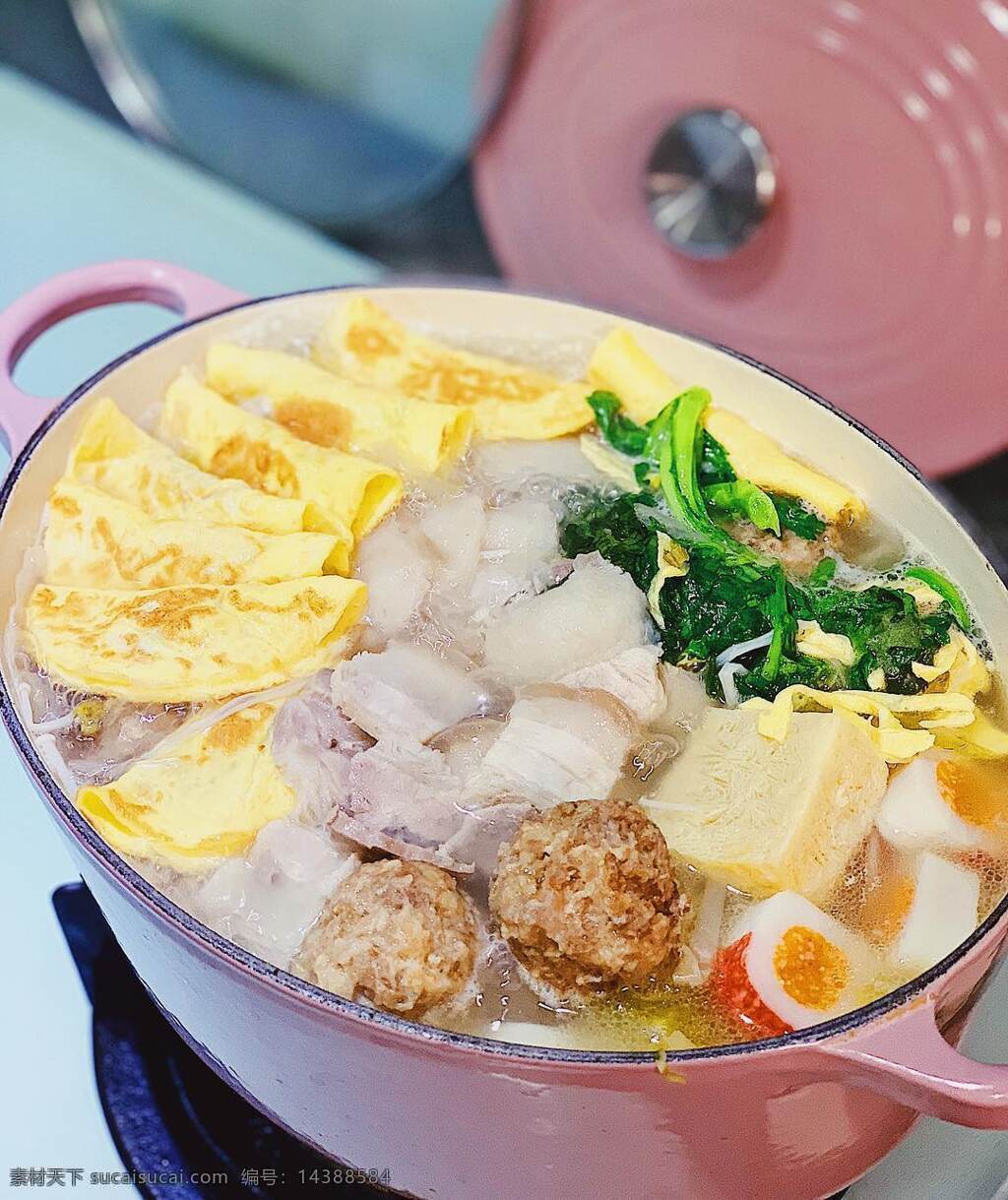 蛋饺肉丸汤 美食 中餐 蛋饺 晚餐 餐饮美食 传统美食