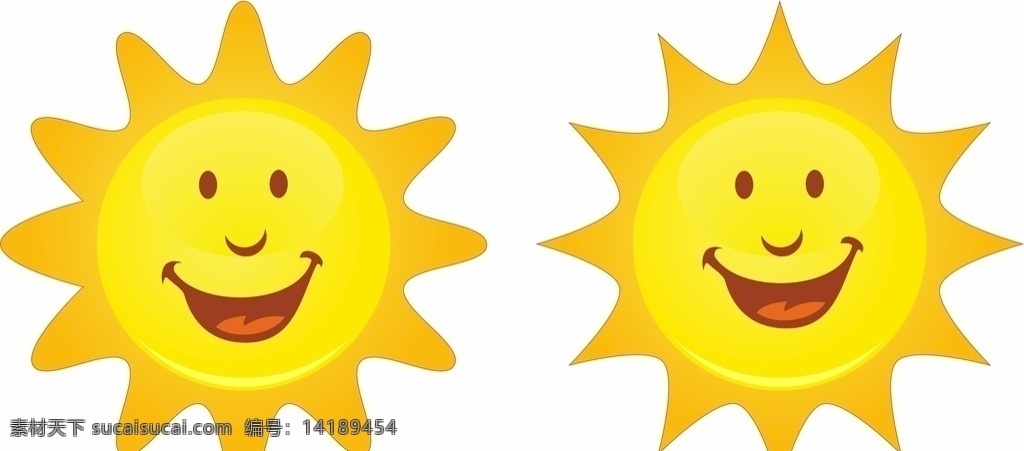 卡通太阳图片 太阳 卡通太阳 矢量太阳 太阳卡通 太阳矢量 太阳素材 太阳表情 表情 矢量素材气候