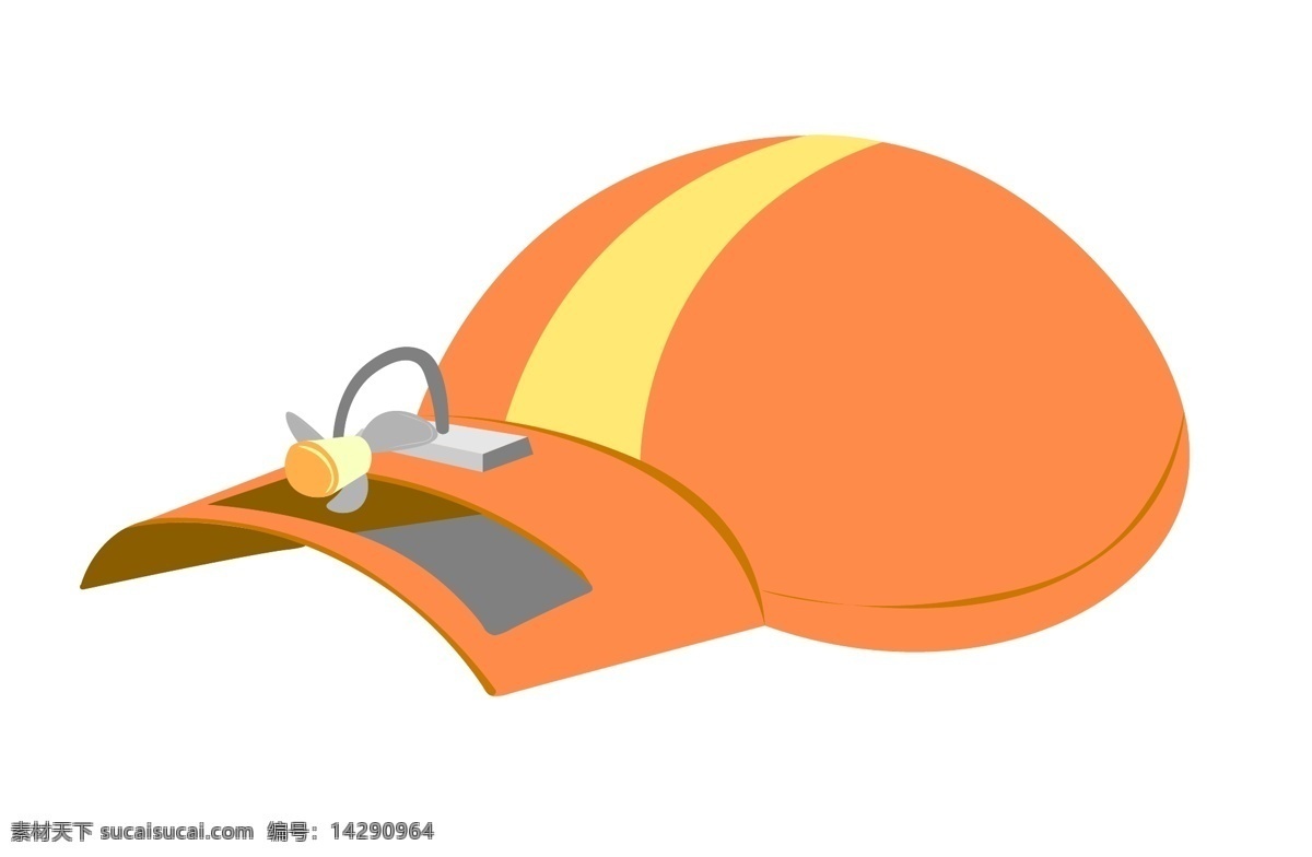 小电扇太阳帽 多功能 帽子 创意风扇帽
