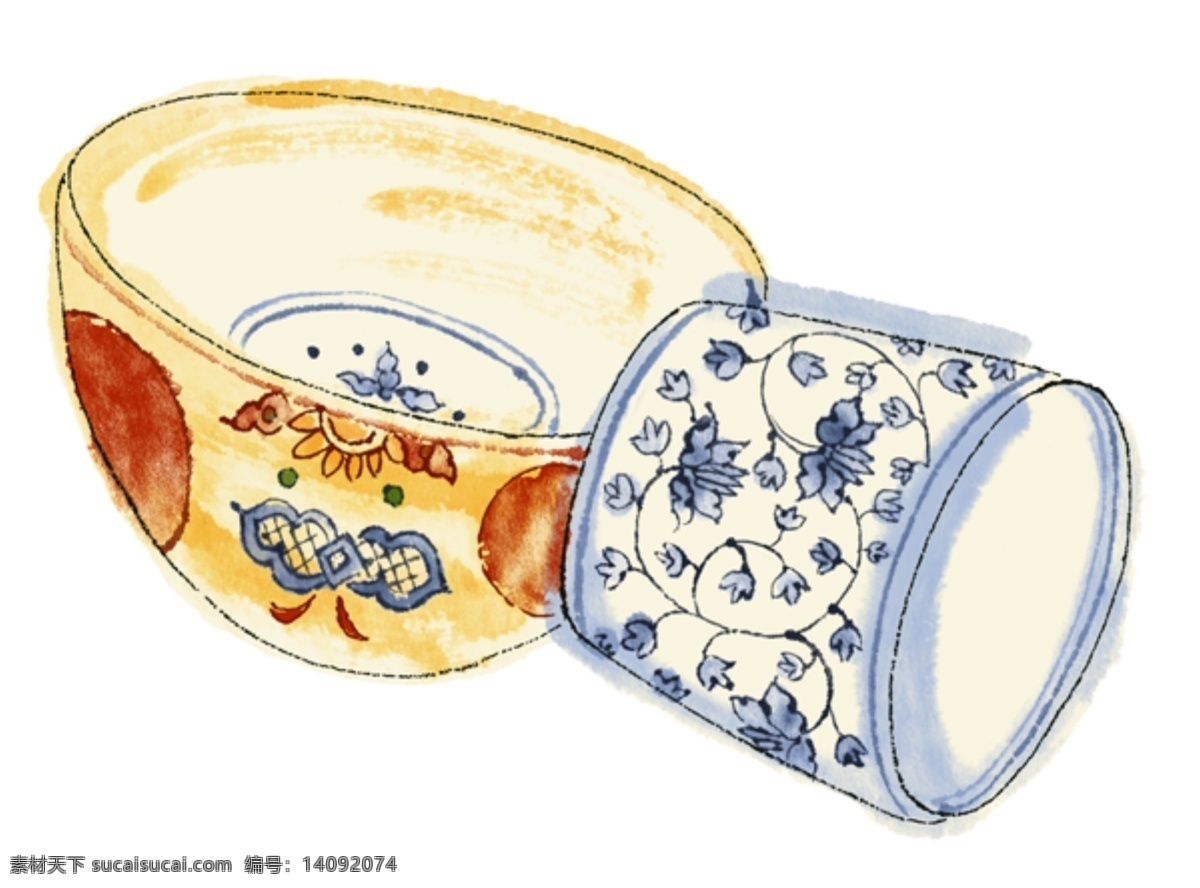 碗 生活用品 分层素材 格式 psd格式 设计素材 现代生活 分层插画 psd源文件 白色