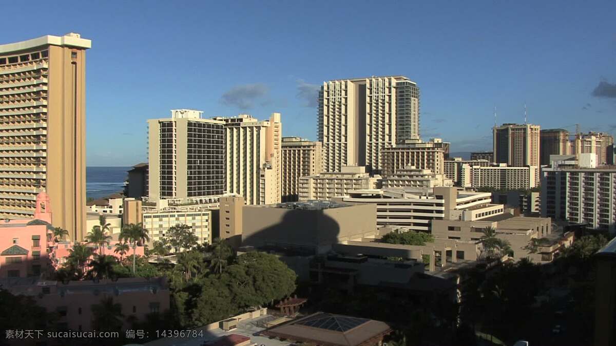 威 基 酒店 行 股票 录像 宾馆 城市 建筑 摩天大楼 视频免费下载 夏威夷 威基基 其他视频