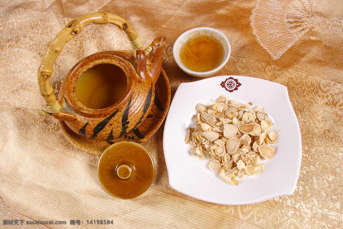 花旗参茶 清浸花旗参 焗花旗参茶 传统美食 餐饮美食