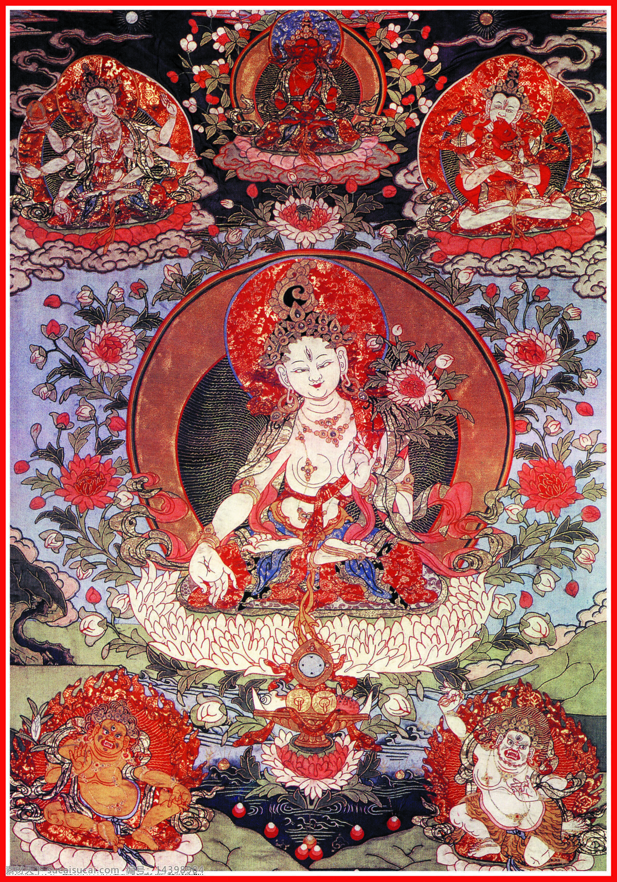西藏 日喀则 唐卡 佛教 佛法 佛经 佛龛 唐卡全大 藏族文化16 藏族文化 宗教信仰 文化艺术